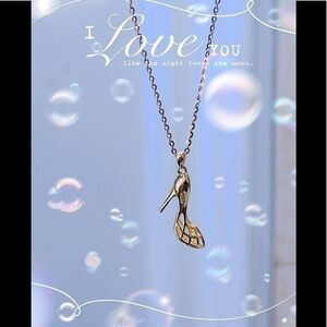 18K Gold Vermeil High Heel Necklace